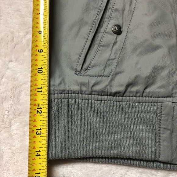 Fox Racing Light Grey Bomber Lightweight Jacket Size Medium - Picture 13 of 15
